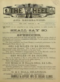 The Wheel, Vol 13, No 20 cover