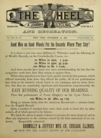 The Wheel, Vol 13, No 8 cover