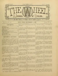 The Wheel, Vol 3, No 10 cover