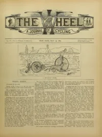 The Wheel, Vol 4, No 8 cover