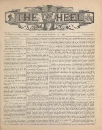 The Wheel, Vol 6, No 20 cover