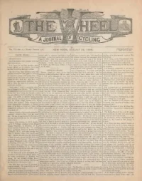 The Wheel, Vol 6, No 21 cover