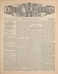 The Wheel, Vol 6, No 22 cover