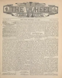 The Wheel, Vol 7, No 11 cover