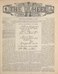 The Wheel, Vol 7, No 12 cover