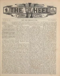 The Wheel, Vol 7, No 19 cover