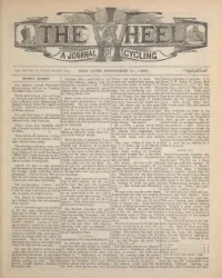 The Wheel, Vol 7, No 8 cover