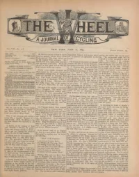 The Wheel, Vol 8, No 11 cover