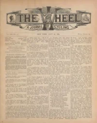 The Wheel, Vol 8, No 15 cover
