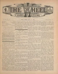 The Wheel, Vol 8, No 17 cover