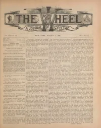 The Wheel, Vol 8, No 19 cover