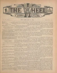 The Wheel, Vol 8, No 8 cover