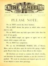 The Wheel, Vol 9, No 19 cover