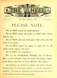 The Wheel, Vol 9, No 21 cover