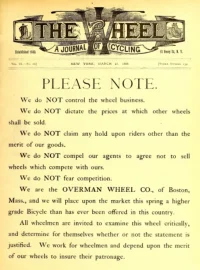 The Wheel, Vol 9, No 26 cover