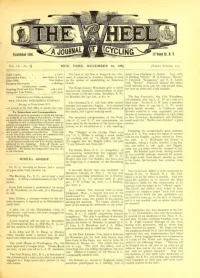 The Wheel, Vol 9, No 8 cover