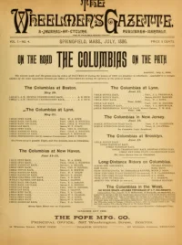 The Wheelmans Gazette, Vol 1, No 4 cover