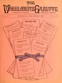 The Wheelmans Gazette, Vol 1, No 7 cover