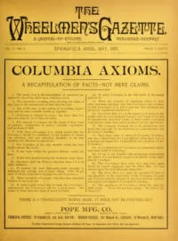 The Wheelmans Gazette, Vol 2, No 2 cover