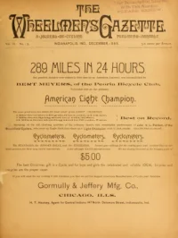 The Wheelmans Gazette, Vol 3, No 12 cover