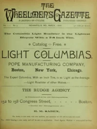 The Wheelmans Gazette, Vol 3, No 3 cover