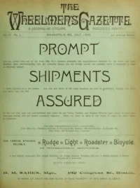The Wheelmans Gazette, Vol 3, No 7 cover