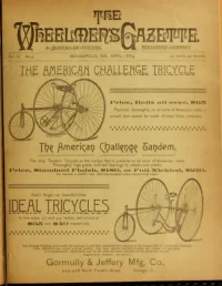 The Wheelmans Gazette, Vol 4, No 4 cover
