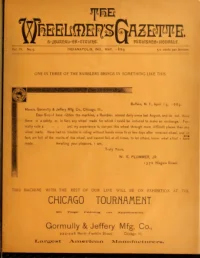 The Wheelmans Gazette, Vol 4, No 5 cover