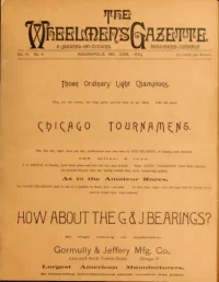 The Wheelmans Gazette, Vol 4, No 6 cover